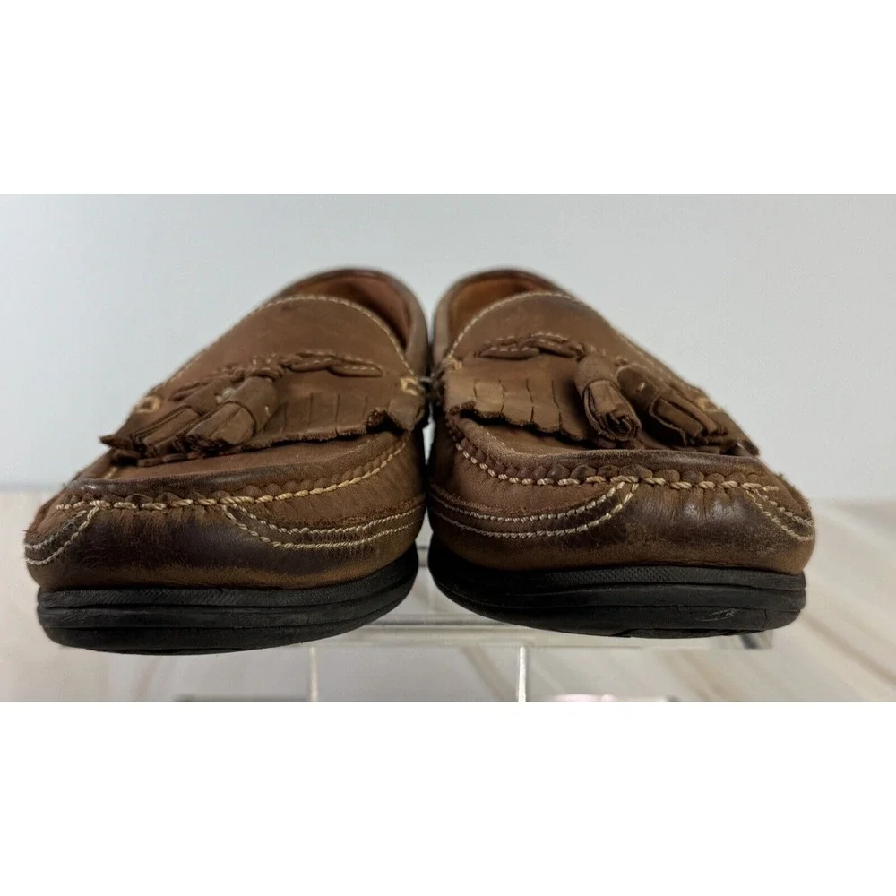 Dockers Men's Shoes Brown Suede Sz 9M Tasseled Loafer Slip-On Casual 90-7037 EUC